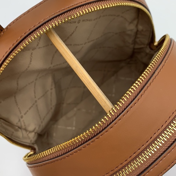 MICHAEL KORS JAYCEE MEDIUM BACKPACK BROWN SIGNATURE COLOR NWT - Picture 12 of 16